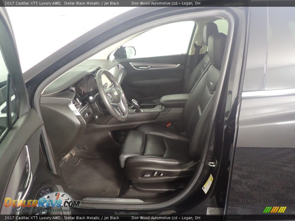 2017 Cadillac XT5 Luxury AWD Stellar Black Metallic / Jet Black Photo #21