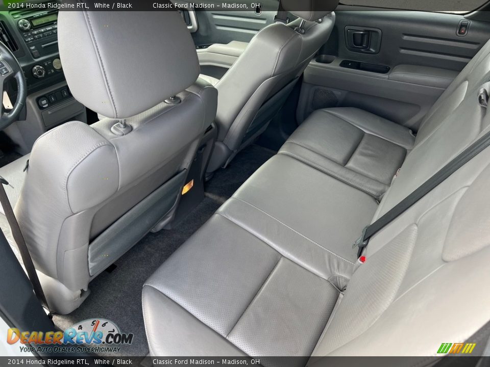 2014 Honda Ridgeline RTL White / Black Photo #14