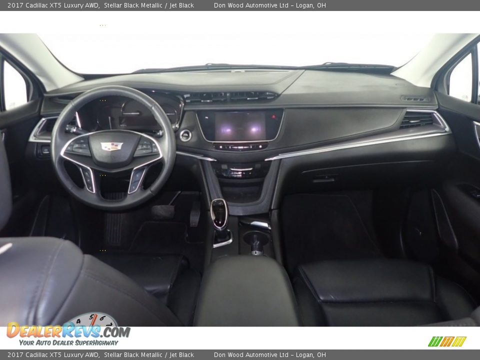 2017 Cadillac XT5 Luxury AWD Stellar Black Metallic / Jet Black Photo #23