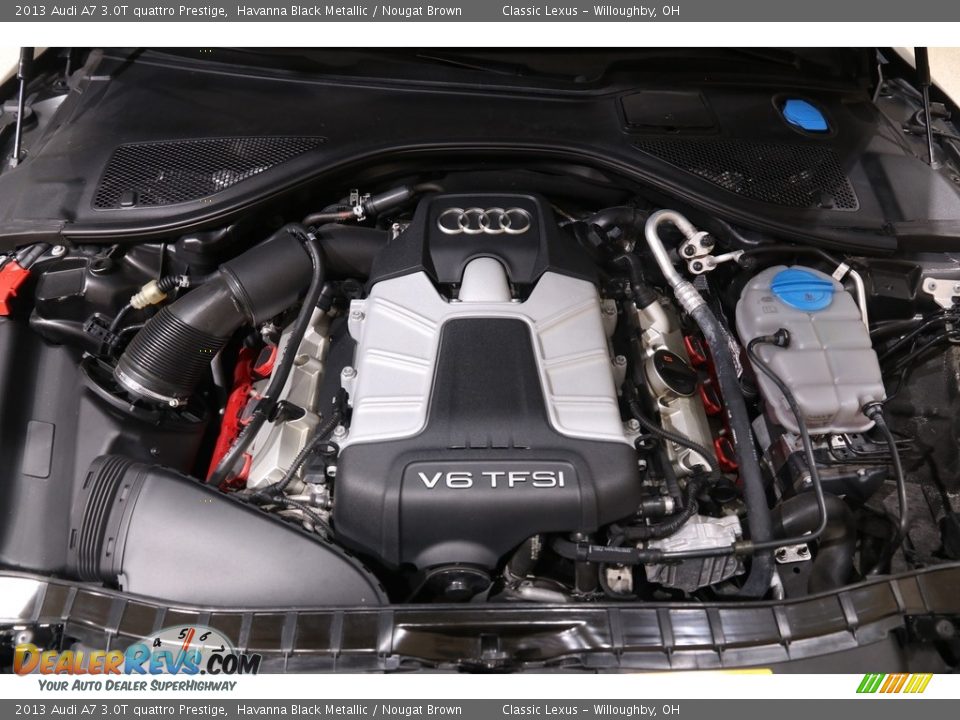 2013 Audi A7 3.0T quattro Prestige Havanna Black Metallic / Nougat Brown Photo #21