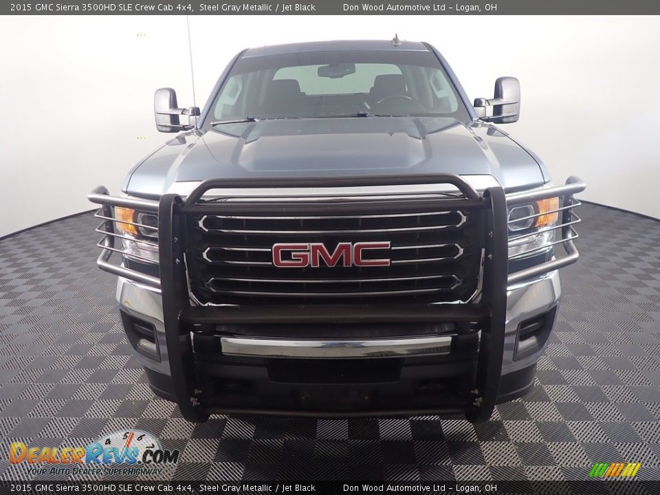 2015 GMC Sierra 3500HD SLE Crew Cab 4x4 Steel Gray Metallic / Jet Black Photo #5