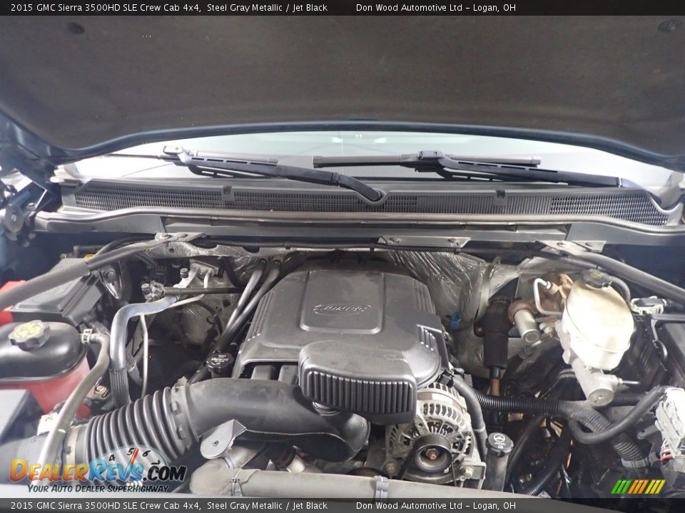 2015 GMC Sierra 3500HD SLE Crew Cab 4x4 6.0 Liter OHV 16-Valve VVT Vortec V8 Engine Photo #7