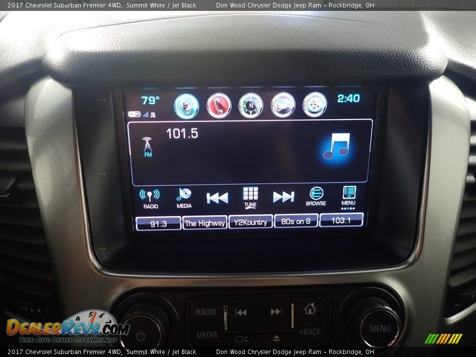 2017 Chevrolet Suburban Premier 4WD Summit White / Jet Black Photo #26