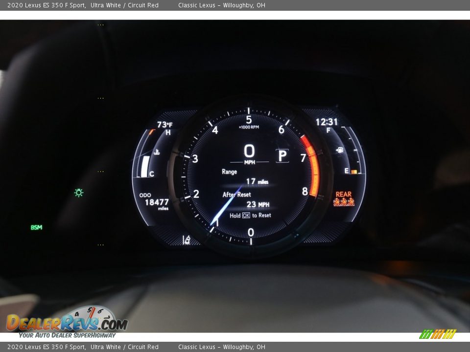 2020 Lexus ES 350 F Sport Gauges Photo #8