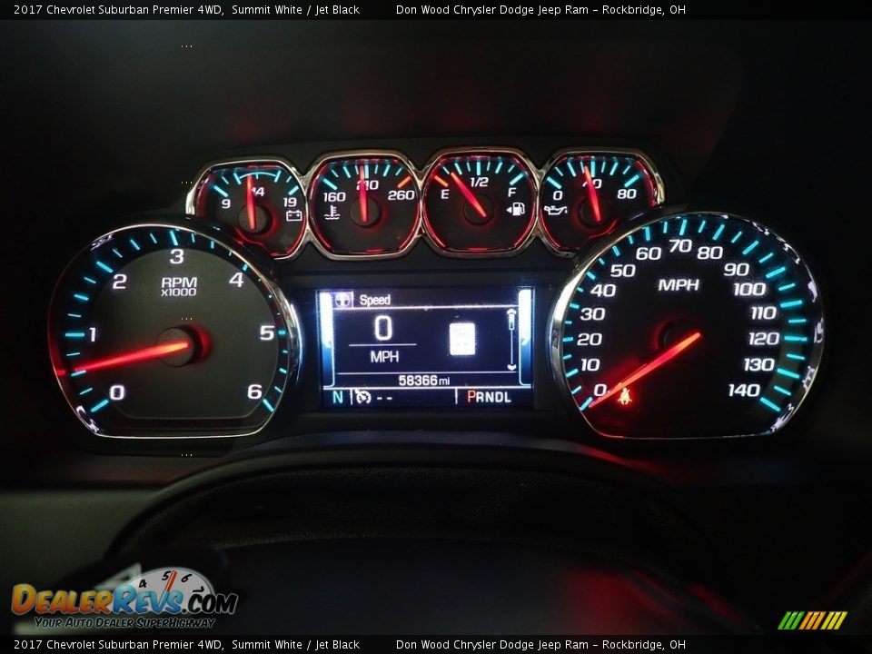 2017 Chevrolet Suburban Premier 4WD Summit White / Jet Black Photo #28
