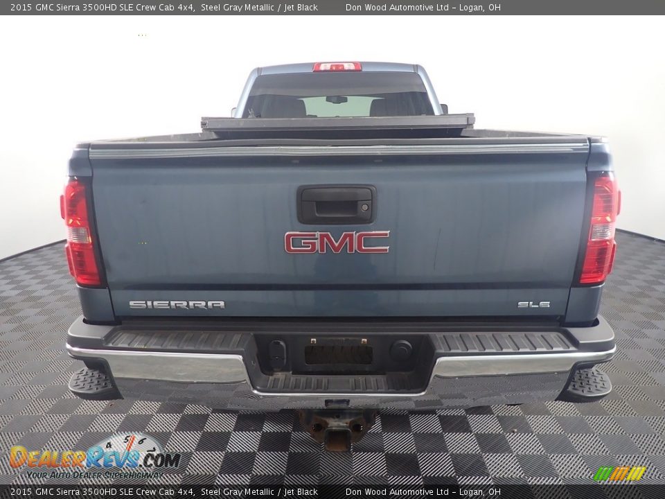 2015 GMC Sierra 3500HD SLE Crew Cab 4x4 Steel Gray Metallic / Jet Black Photo #11