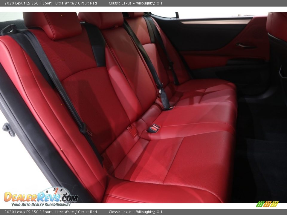 Rear Seat of 2020 Lexus ES 350 F Sport Photo #16