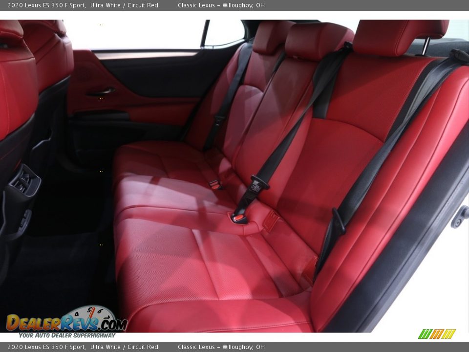 Rear Seat of 2020 Lexus ES 350 F Sport Photo #17