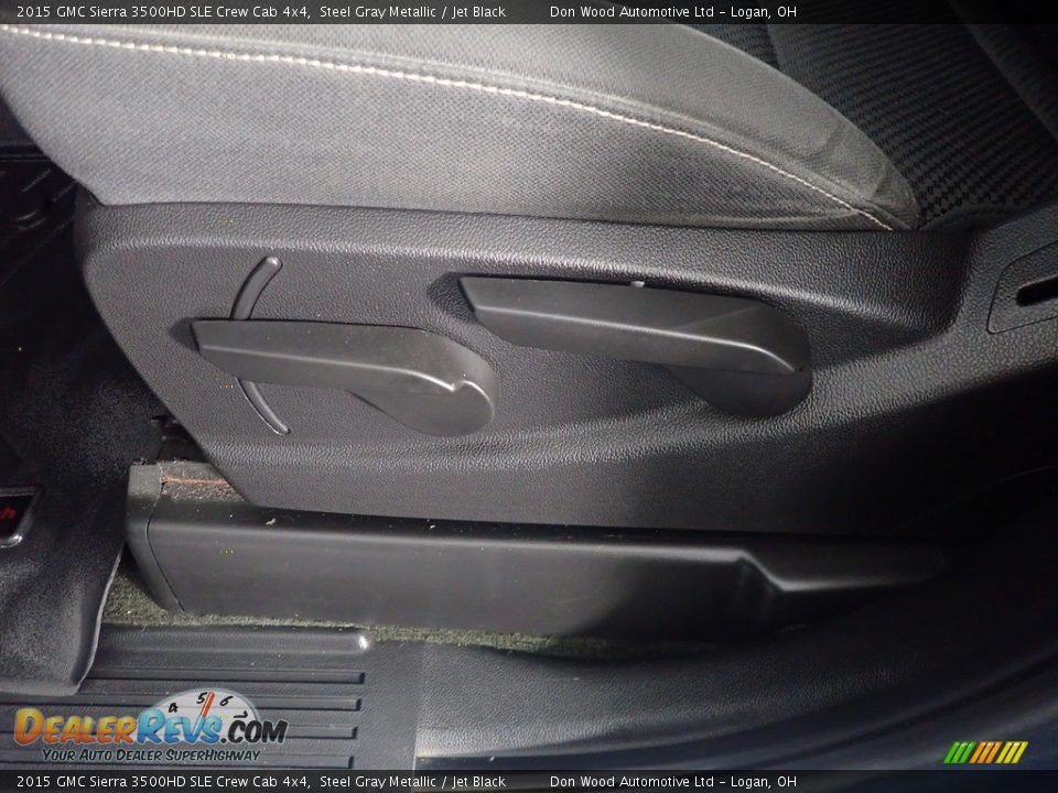 2015 GMC Sierra 3500HD SLE Crew Cab 4x4 Steel Gray Metallic / Jet Black Photo #19