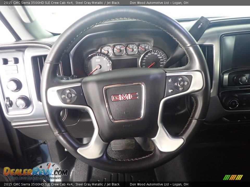 2015 GMC Sierra 3500HD SLE Crew Cab 4x4 Steering Wheel Photo #23