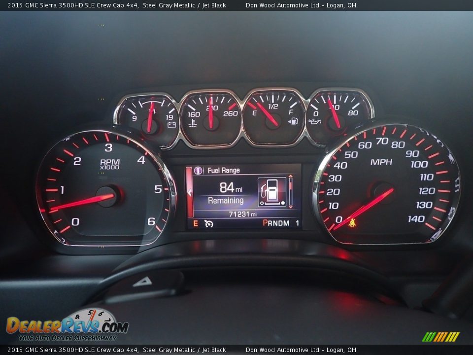 2015 GMC Sierra 3500HD SLE Crew Cab 4x4 Gauges Photo #24