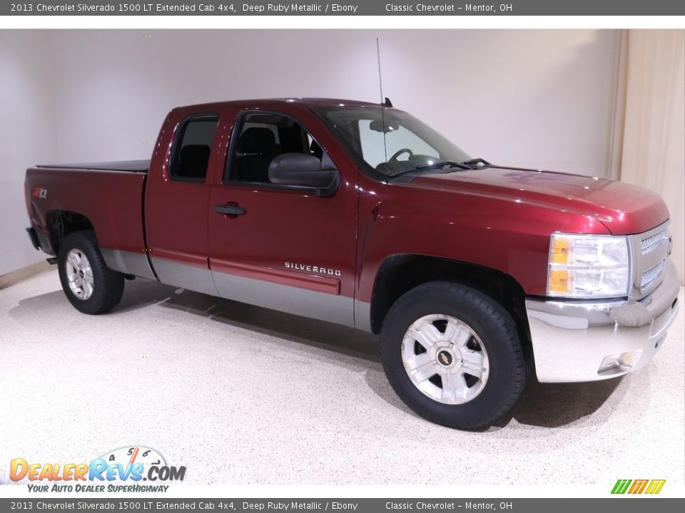 2013 Chevrolet Silverado 1500 LT Extended Cab 4x4 Deep Ruby Metallic / Ebony Photo #1