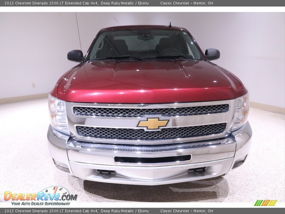 2013 Chevrolet Silverado 1500 LT Extended Cab 4x4 Deep Ruby Metallic / Ebony Photo #2