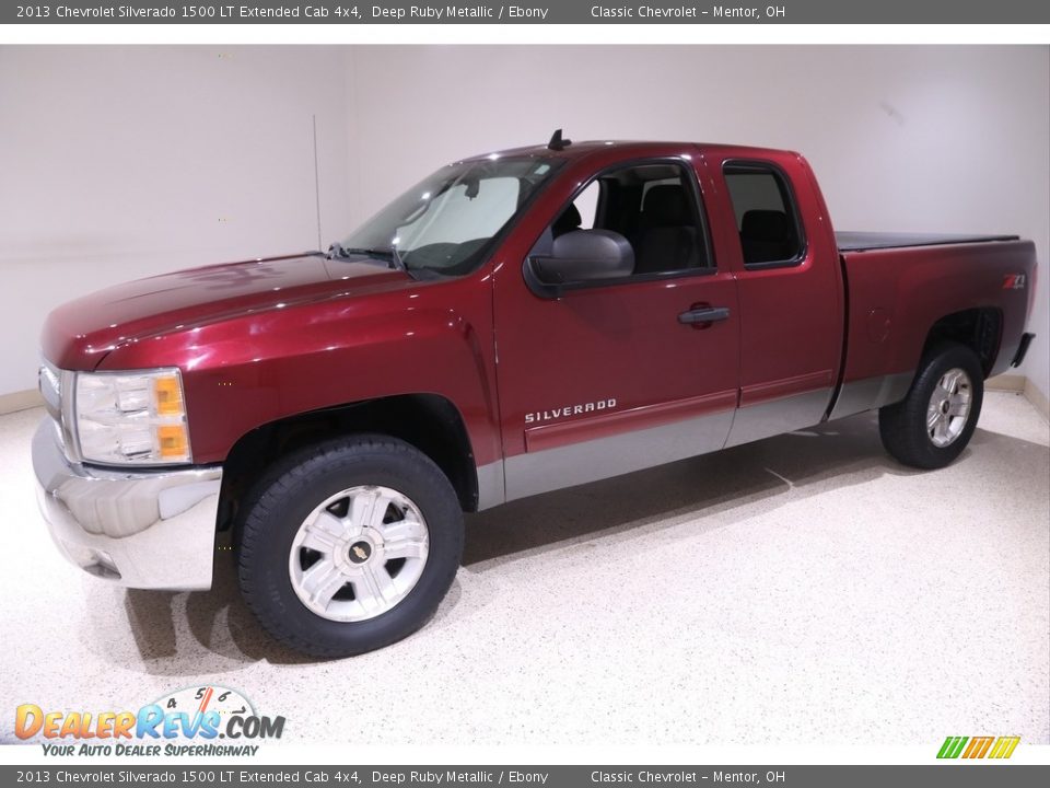 2013 Chevrolet Silverado 1500 LT Extended Cab 4x4 Deep Ruby Metallic / Ebony Photo #3