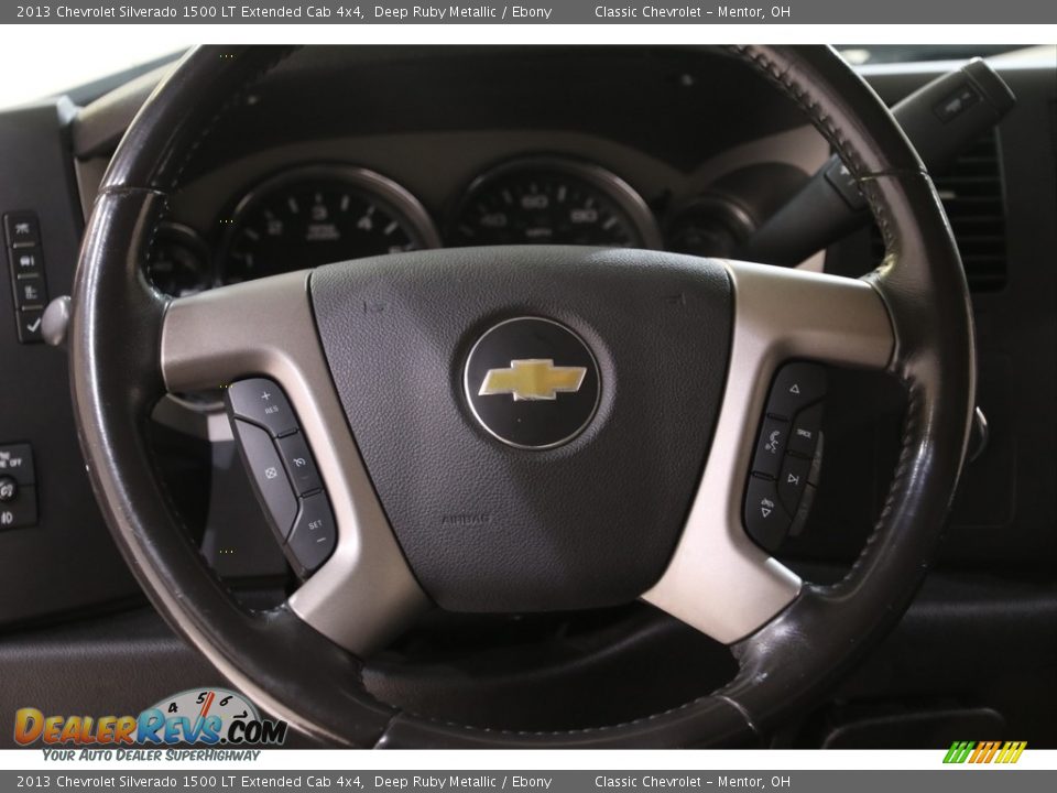 2013 Chevrolet Silverado 1500 LT Extended Cab 4x4 Deep Ruby Metallic / Ebony Photo #7