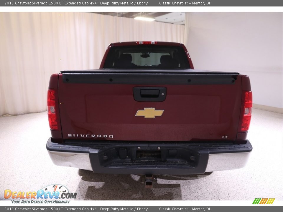 2013 Chevrolet Silverado 1500 LT Extended Cab 4x4 Deep Ruby Metallic / Ebony Photo #14