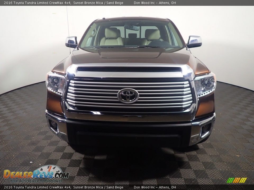 2016 Toyota Tundra Limited CrewMax 4x4 Sunset Bronze Mica / Sand Beige Photo #7