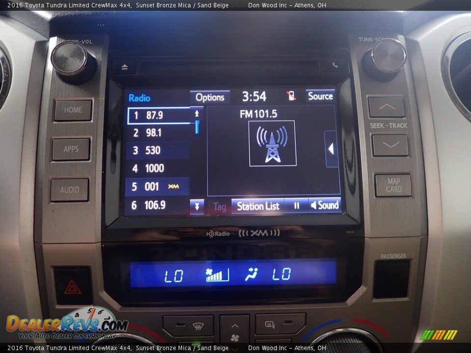 2016 Toyota Tundra Limited CrewMax 4x4 Sunset Bronze Mica / Sand Beige Photo #27