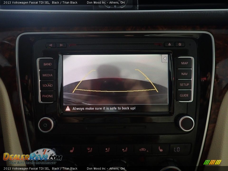 2013 Volkswagen Passat TDI SEL Black / Titan Black Photo #4