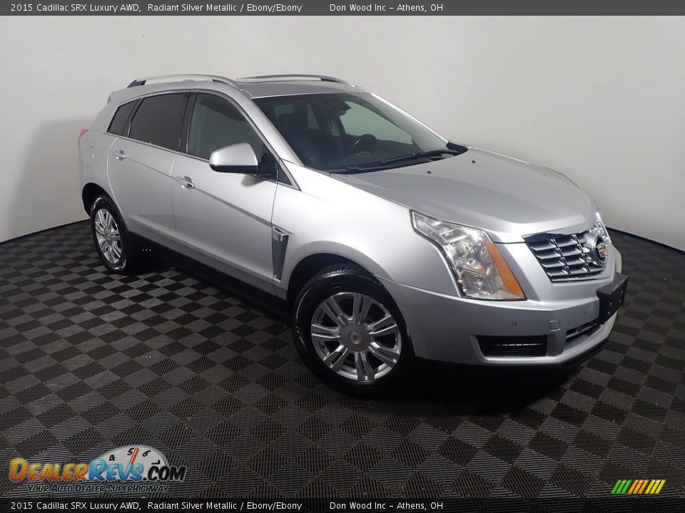 2015 Cadillac SRX Luxury AWD Radiant Silver Metallic / Ebony/Ebony Photo #4