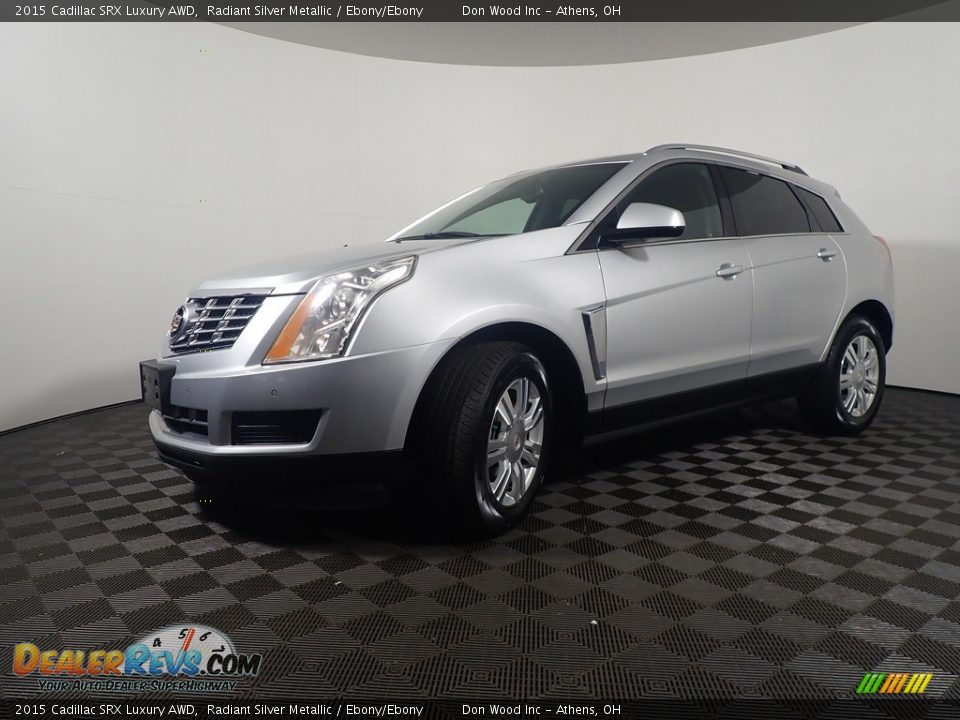 2015 Cadillac SRX Luxury AWD Radiant Silver Metallic / Ebony/Ebony Photo #9