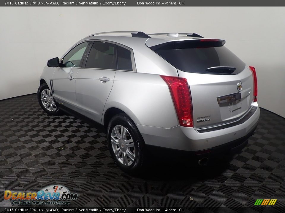 2015 Cadillac SRX Luxury AWD Radiant Silver Metallic / Ebony/Ebony Photo #12