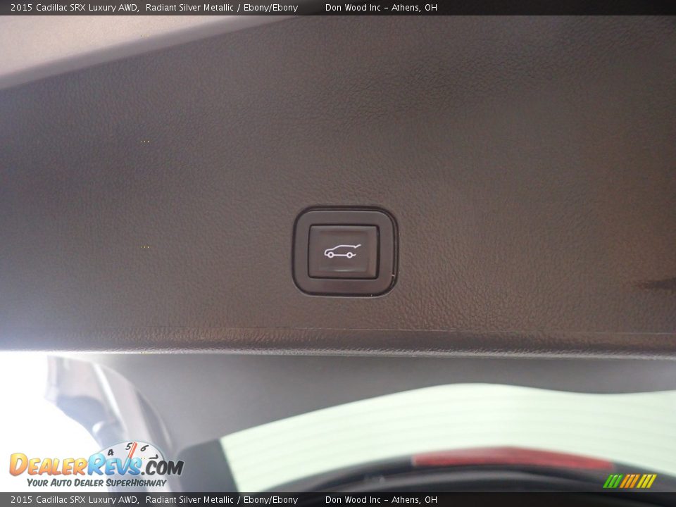 2015 Cadillac SRX Luxury AWD Radiant Silver Metallic / Ebony/Ebony Photo #16