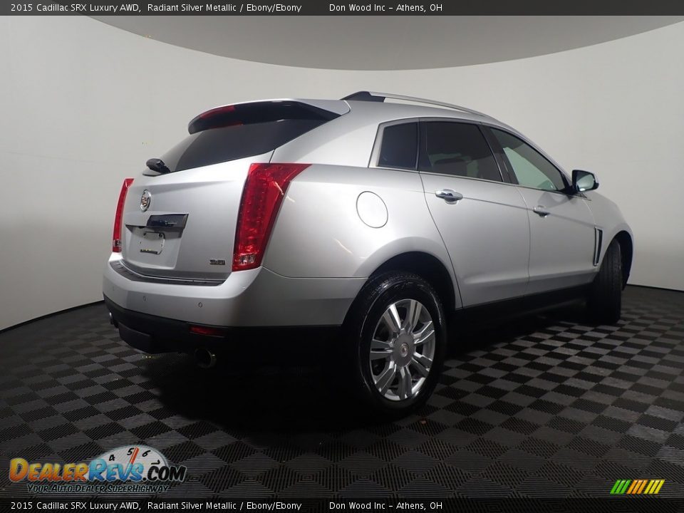 2015 Cadillac SRX Luxury AWD Radiant Silver Metallic / Ebony/Ebony Photo #18