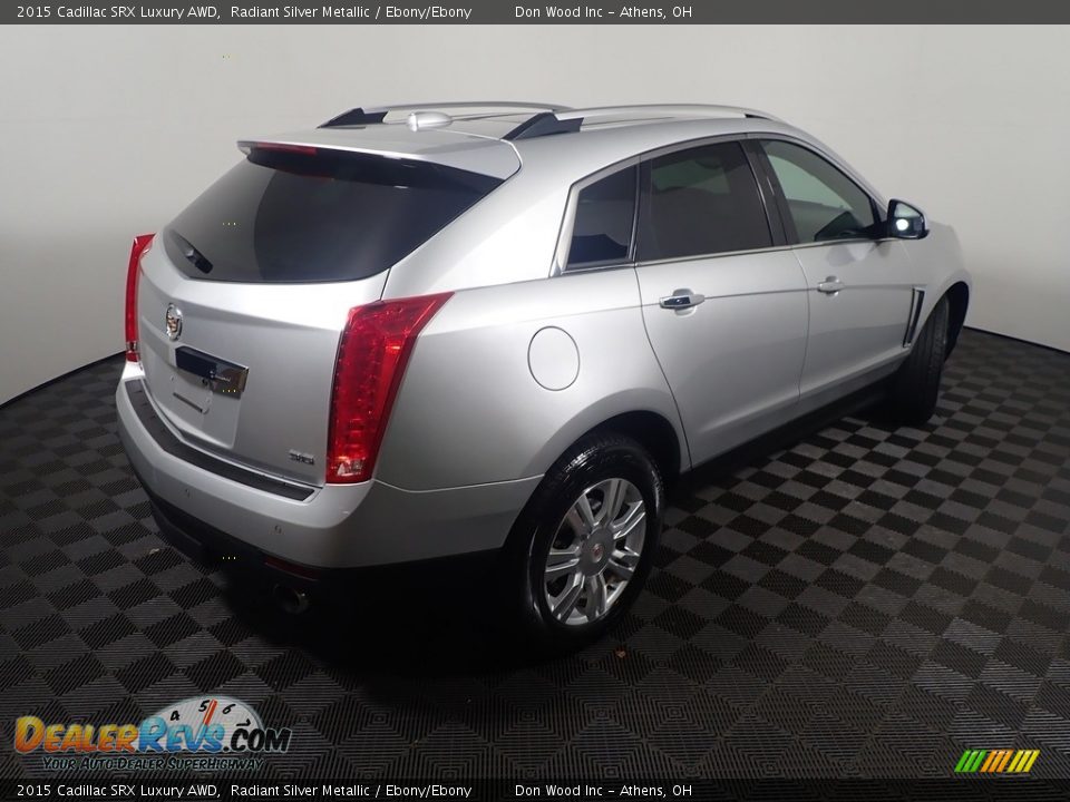 2015 Cadillac SRX Luxury AWD Radiant Silver Metallic / Ebony/Ebony Photo #19