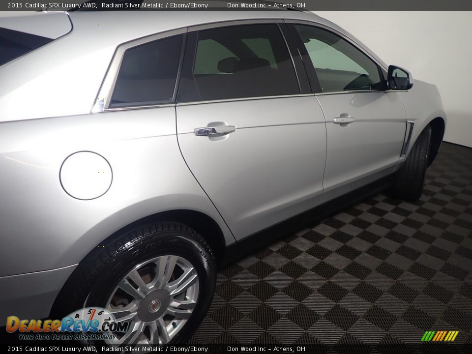 2015 Cadillac SRX Luxury AWD Radiant Silver Metallic / Ebony/Ebony Photo #21
