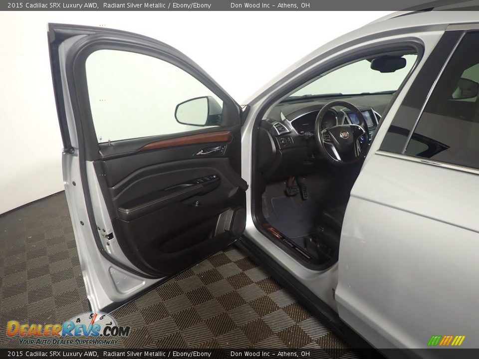 2015 Cadillac SRX Luxury AWD Radiant Silver Metallic / Ebony/Ebony Photo #22