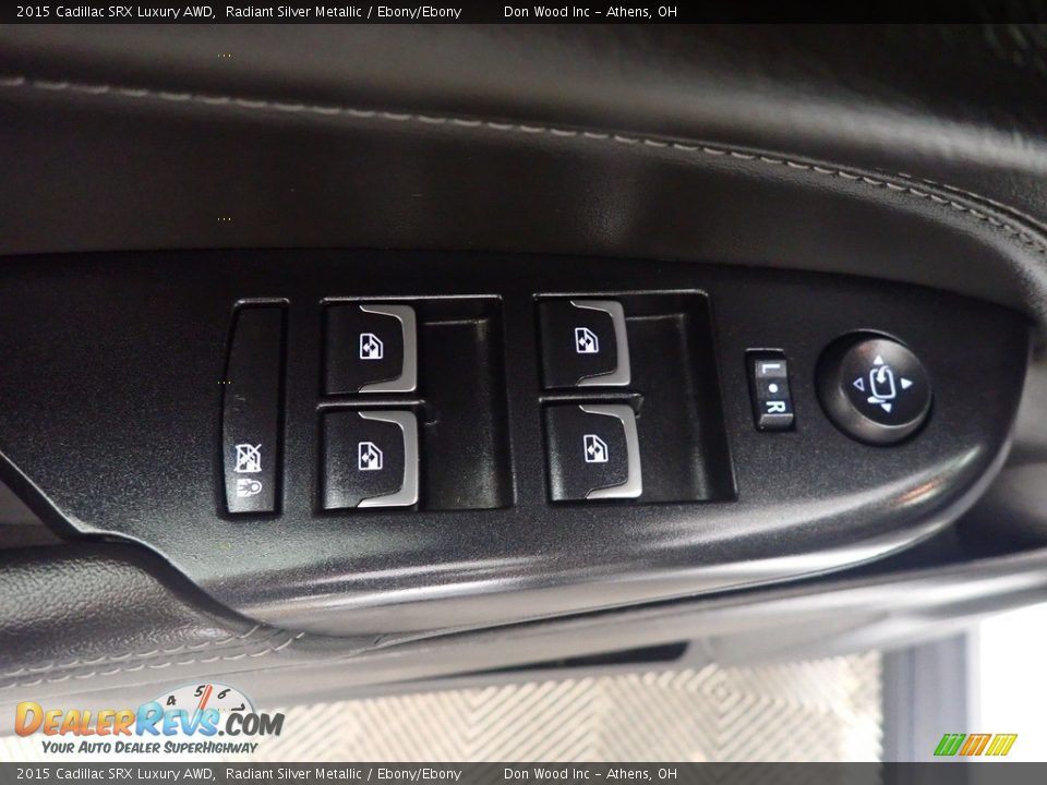 2015 Cadillac SRX Luxury AWD Radiant Silver Metallic / Ebony/Ebony Photo #23