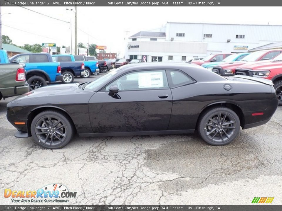 Pitch Black 2021 Dodge Challenger GT AWD Photo #2