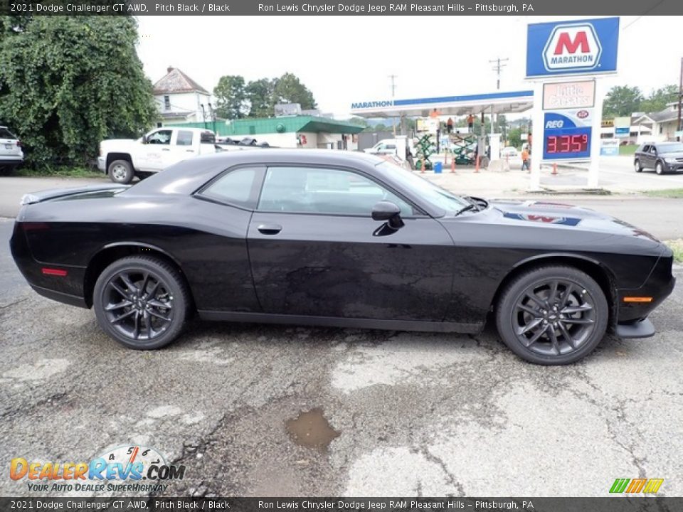 2021 Dodge Challenger GT AWD Pitch Black / Black Photo #7