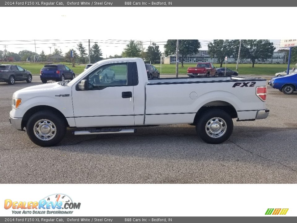 2014 Ford F150 XL Regular Cab Oxford White / Steel Grey Photo #2