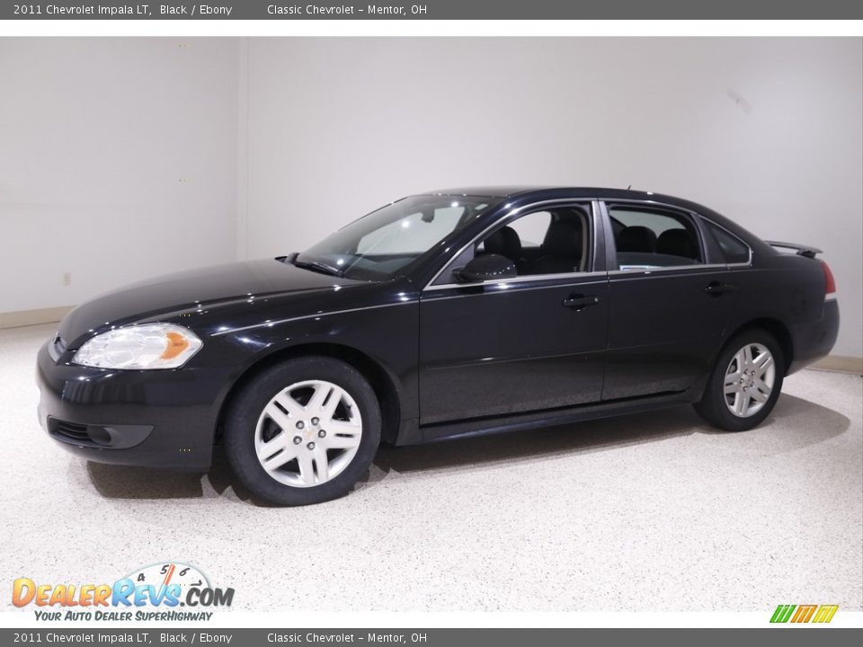 2011 Chevrolet Impala LT Black / Ebony Photo #3