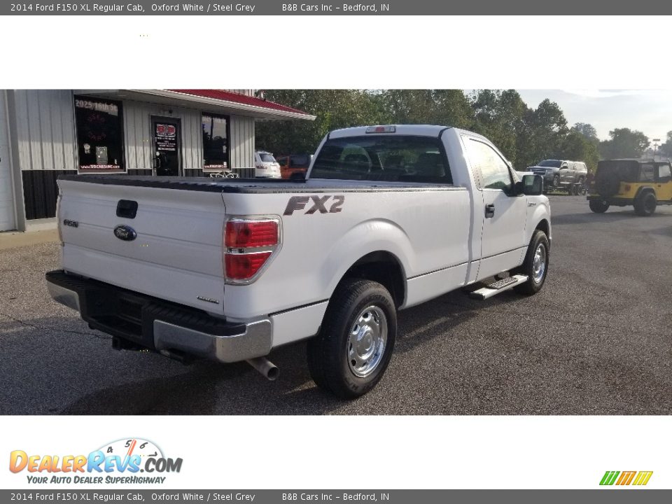 2014 Ford F150 XL Regular Cab Oxford White / Steel Grey Photo #5