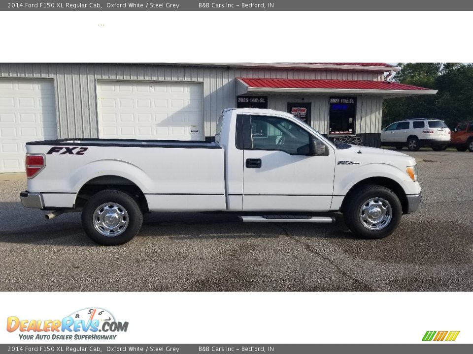 2014 Ford F150 XL Regular Cab Oxford White / Steel Grey Photo #6