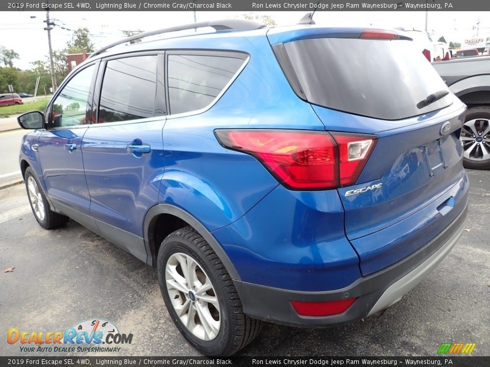 2019 Ford Escape SEL 4WD Lightning Blue / Chromite Gray/Charcoal Black Photo #2