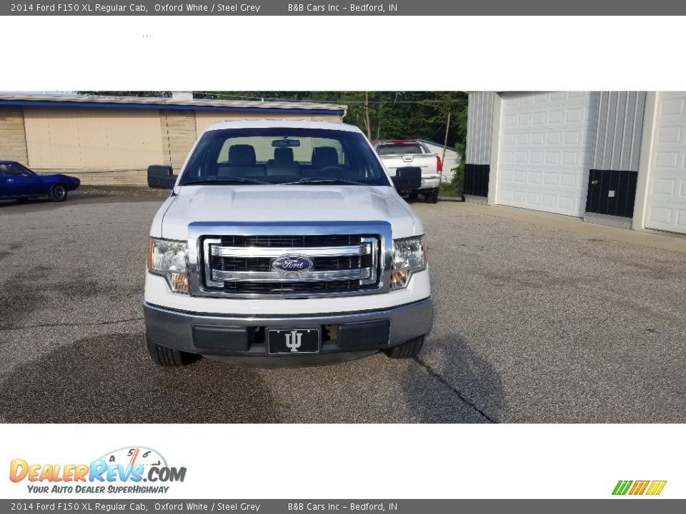 2014 Ford F150 XL Regular Cab Oxford White / Steel Grey Photo #8