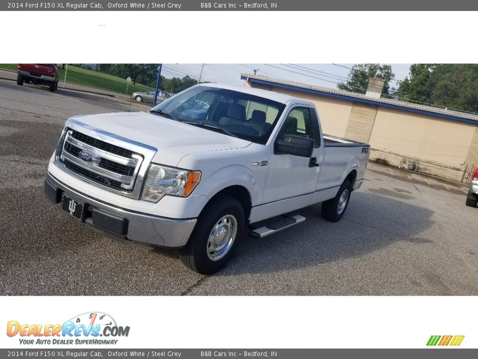 2014 Ford F150 XL Regular Cab Oxford White / Steel Grey Photo #9