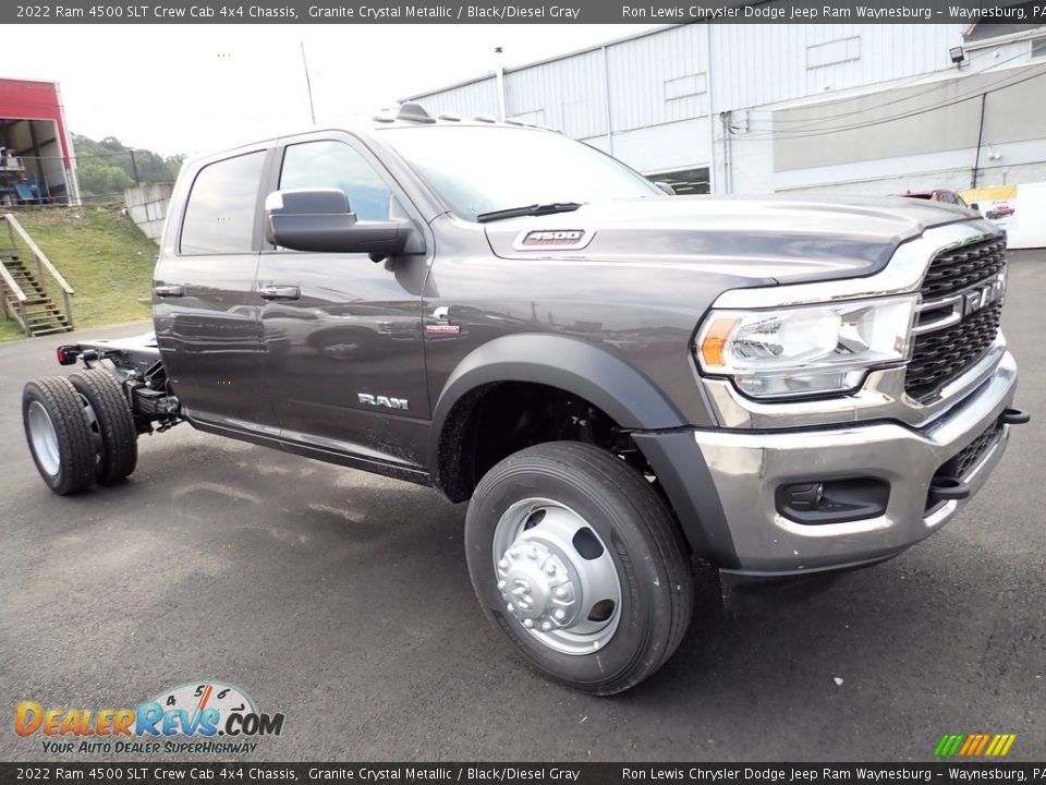 2022 Ram 4500 SLT Crew Cab 4x4 Chassis Granite Crystal Metallic / Black/Diesel Gray Photo #7