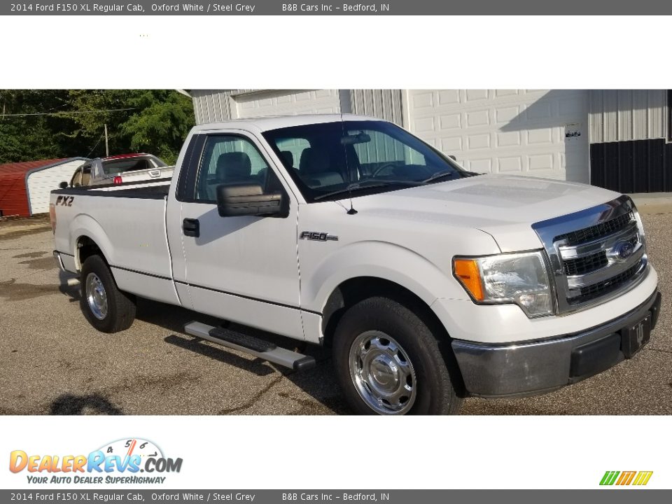 2014 Ford F150 XL Regular Cab Oxford White / Steel Grey Photo #20