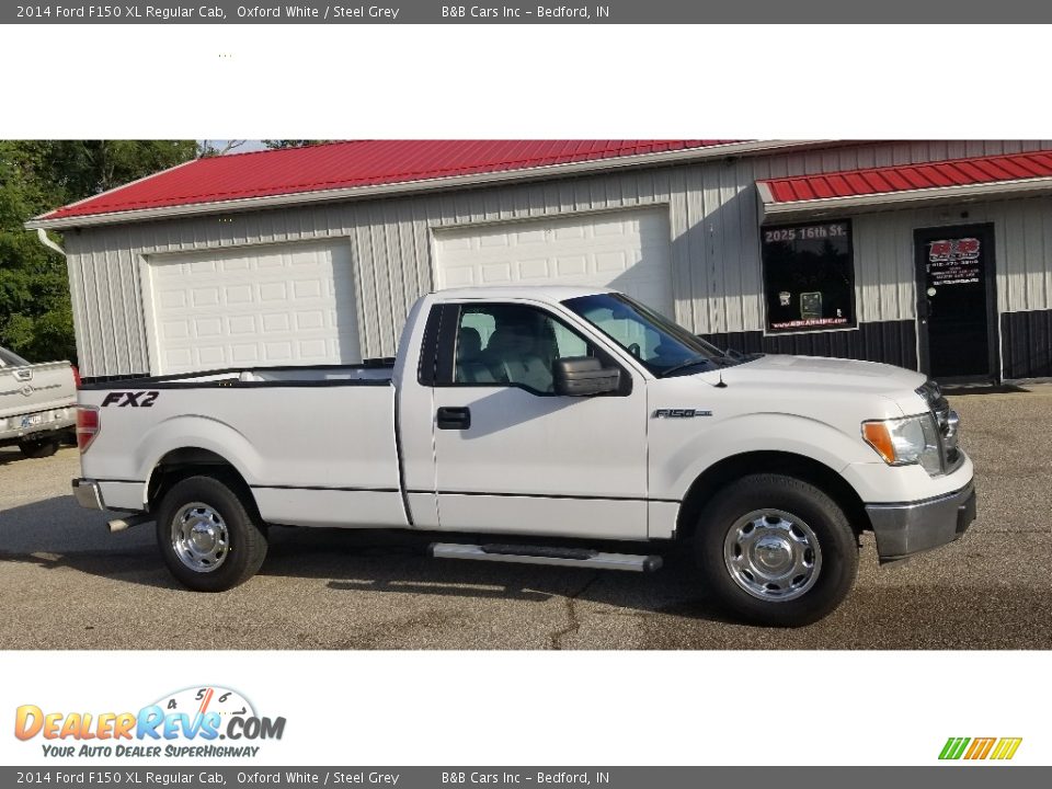 2014 Ford F150 XL Regular Cab Oxford White / Steel Grey Photo #21