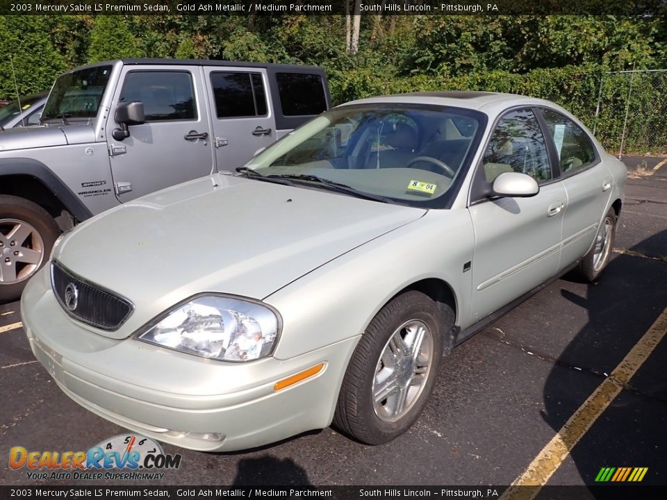 2003 Mercury Sable LS Premium Sedan Gold Ash Metallic / Medium Parchment Photo #1