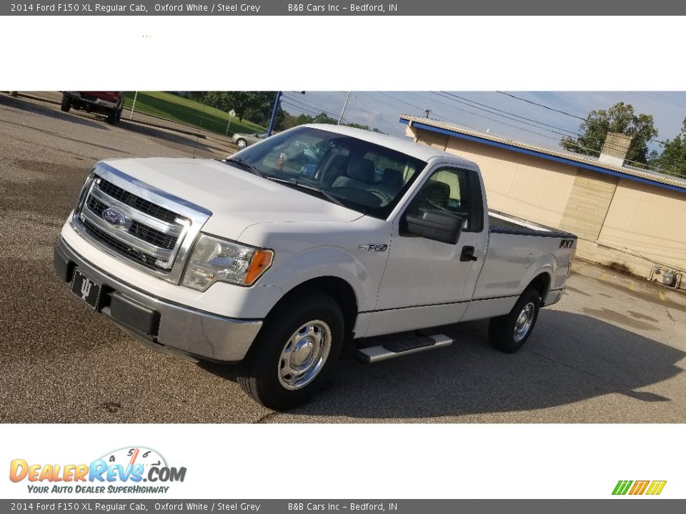 2014 Ford F150 XL Regular Cab Oxford White / Steel Grey Photo #22