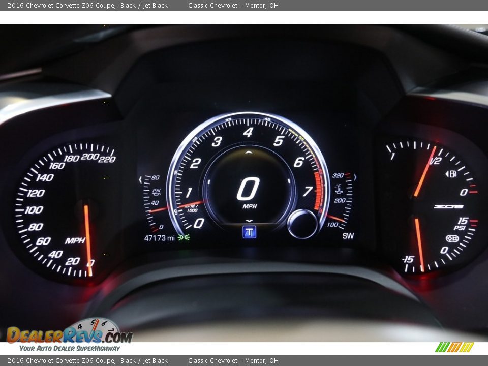 2016 Chevrolet Corvette Z06 Coupe Gauges Photo #8