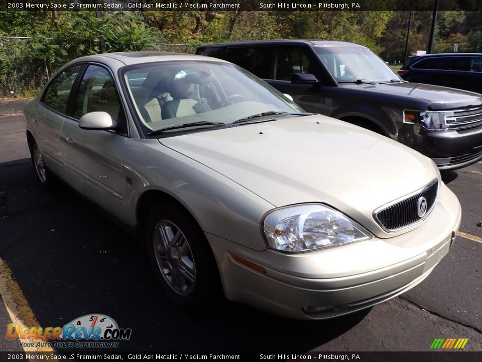 2003 Mercury Sable LS Premium Sedan Gold Ash Metallic / Medium Parchment Photo #4