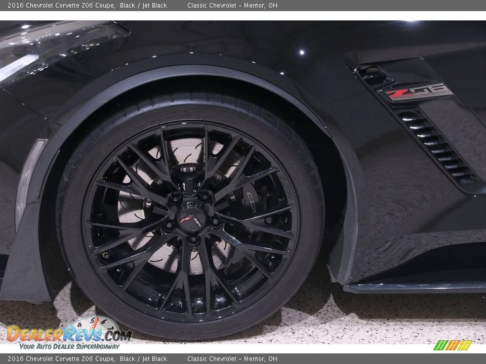 2016 Chevrolet Corvette Z06 Coupe Black / Jet Black Photo #25