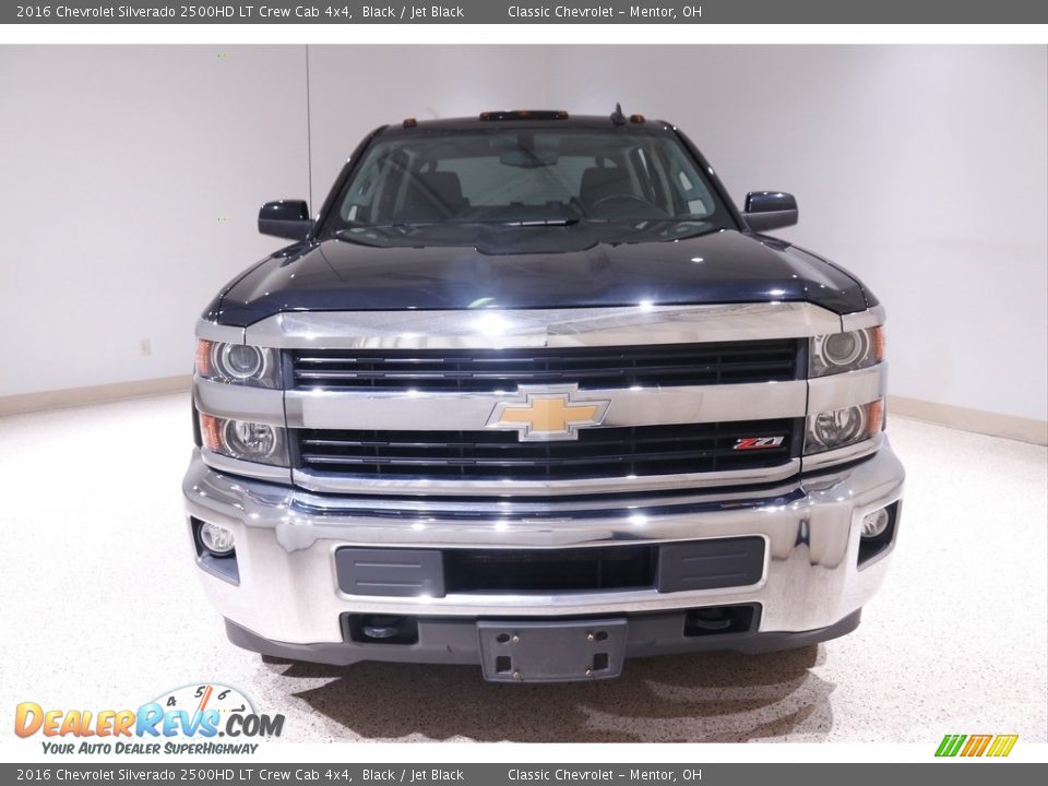 2016 Chevrolet Silverado 2500HD LT Crew Cab 4x4 Black / Jet Black Photo #2